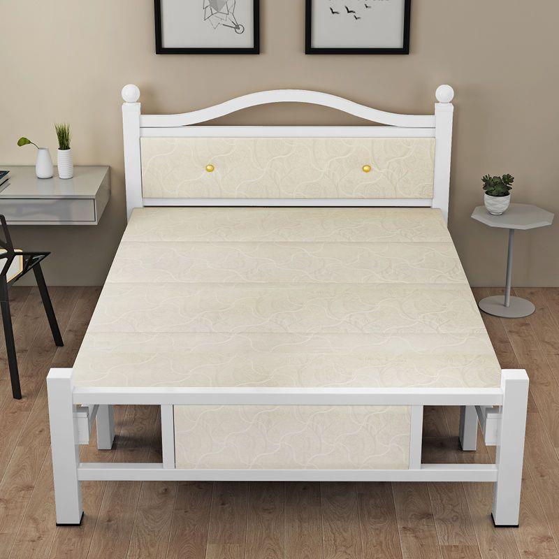 可折叠床午休木板简易木板床单人双人铁架家用成人1米1.2米1.5米