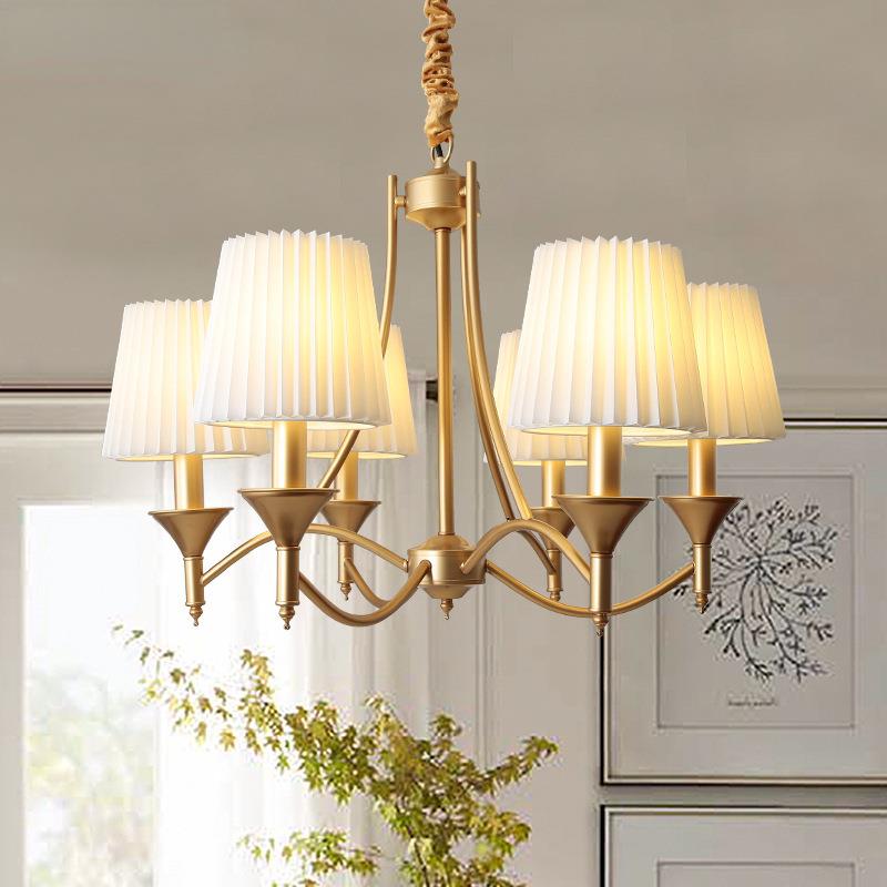 美式法式吊灯客厅简约大气卧室主灯餐厅田园乡村中古设计师款灯具