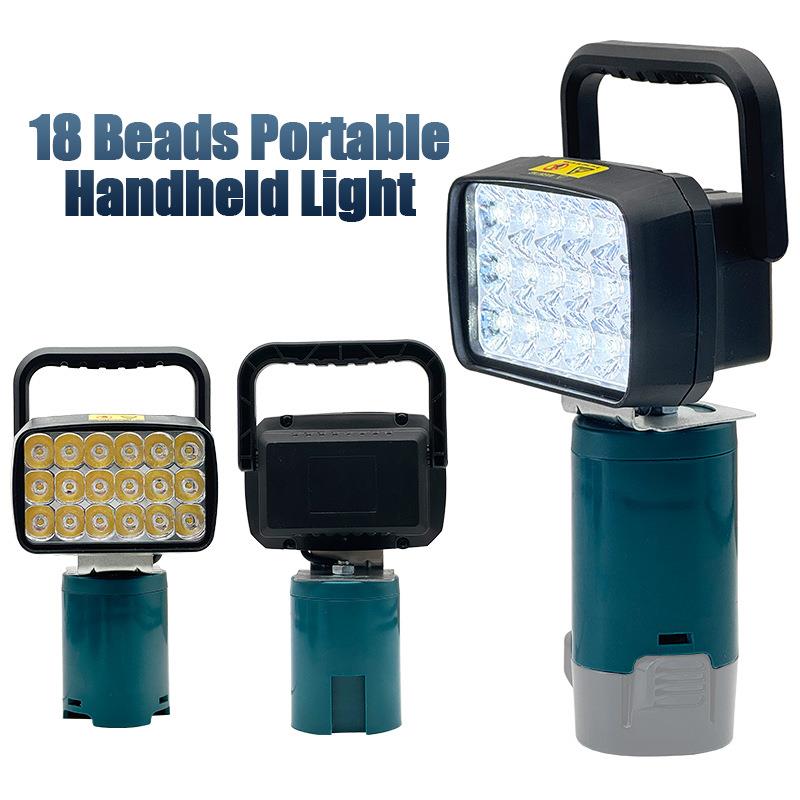 BL101318LED工作灯聚光灯手提灯手电筒适用于牧田10.8/12V锂电池