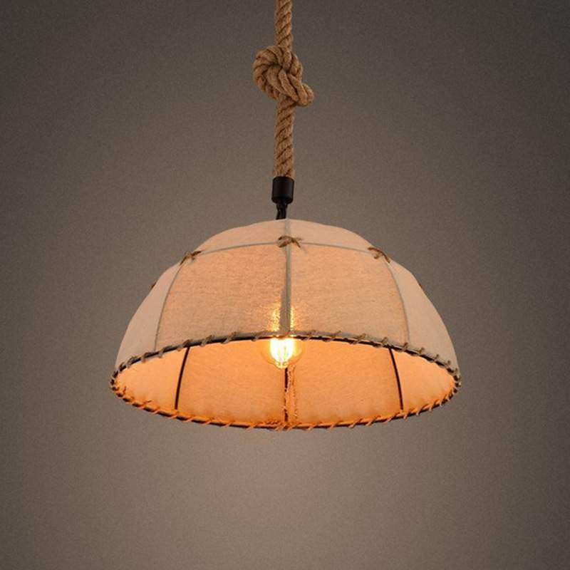 LOFT怀旧复古麻布麻绳吊灯美式乡村简约灯饰布艺创意餐厅民宿灯具,纺织面料/辅料/配套,纺织机械配件,淘宝优惠券,粉丝福利购,淘宝优惠卷