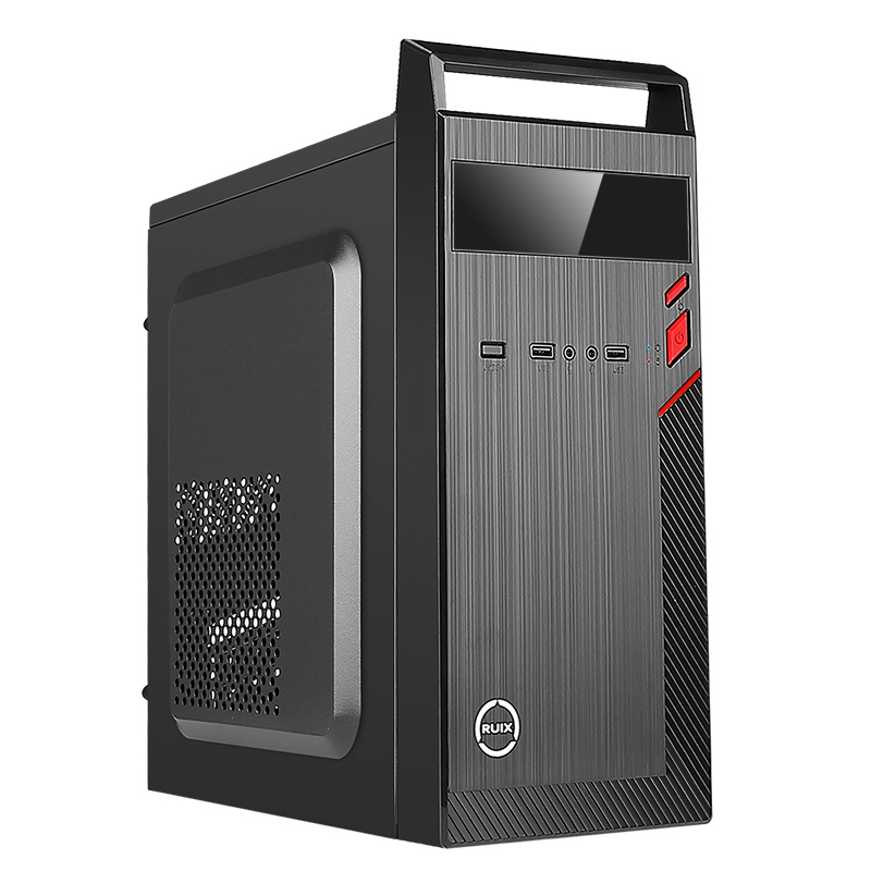 matx组装台式机电脑miniu迷你atx小主机箱电源套装diy办公外壳itx