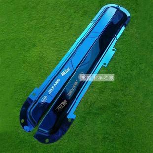 适用解放J6P晴雨挡 饰 J7车窗防雨雨眉车门挡雨条J6遮雨板不锈钢装