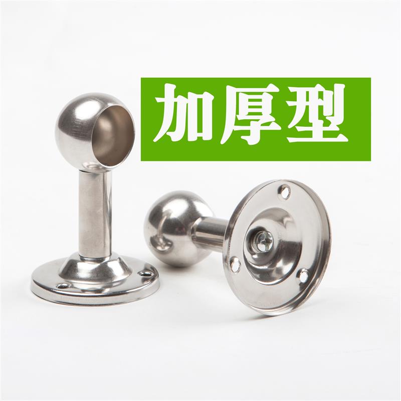 适用304不锈钢毛巾杆卫生间单杆毛巾架浴室打孔固定挂件加长五金