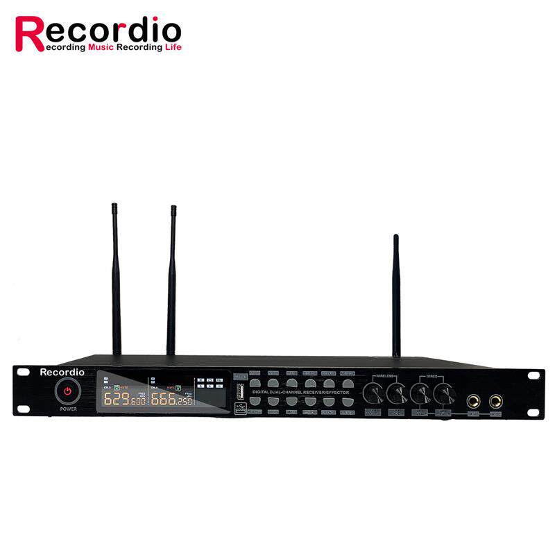 适配跨境前级效果器防啸叫均衡会议无线话筒KTV家用K歌会议舞台混