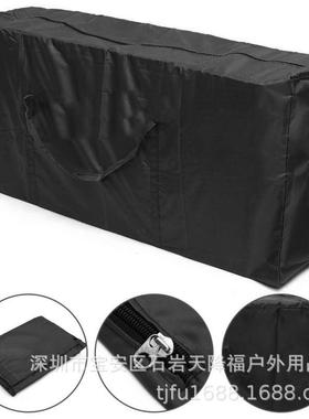 适配跨境 户外家具收纳袋 210D牛津布 黑色 Cushion Storage Bag