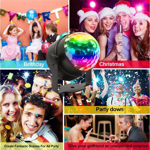 适用Disco Ball Party Lights DJ Disco Light LED Projector Str