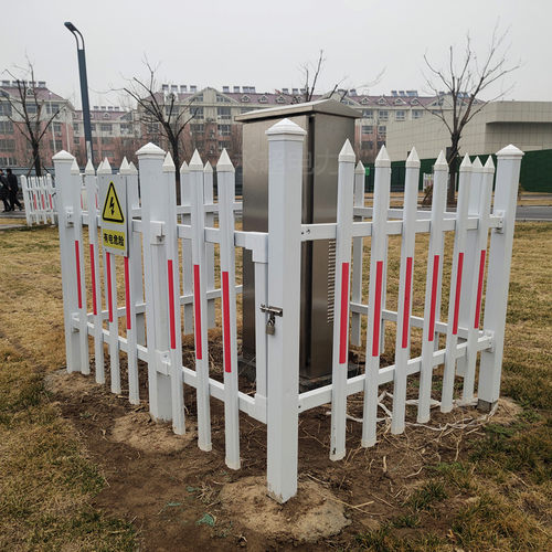 塑钢护栏围栏 塑钢栅栏 变压器围栏 PHVC护栏 电力护栏 电箱栏杆
