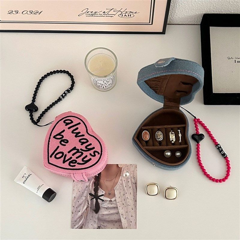 心形蛋糕首饰盒迷你收p纳盒随身便携旅行收纳包戒指珠宝收纳盒挂,收纳整理,首饰盒,淘宝优惠券,粉丝福利购,淘宝优惠卷