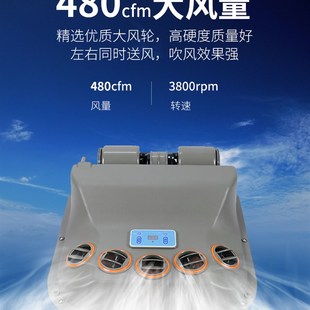 驻车电动变频空调压缩机24V 隐藏式 汽车房车O货车床车车载制冷改