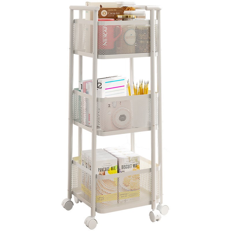 厨房小推车置物架落地多功能放菜果蔬菜篮子多层R客厅零食收纳架
