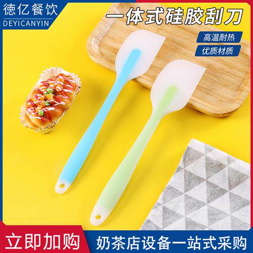 耐高温一体式搅拌刀 奶油蛋糕硅胶橡皮刮刀 橡胶刮刀  烘焙工具