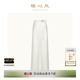长裤 阔腿裤 高腰 珍珠白缎光新中式 糖心旦TANGXINDAN涟光