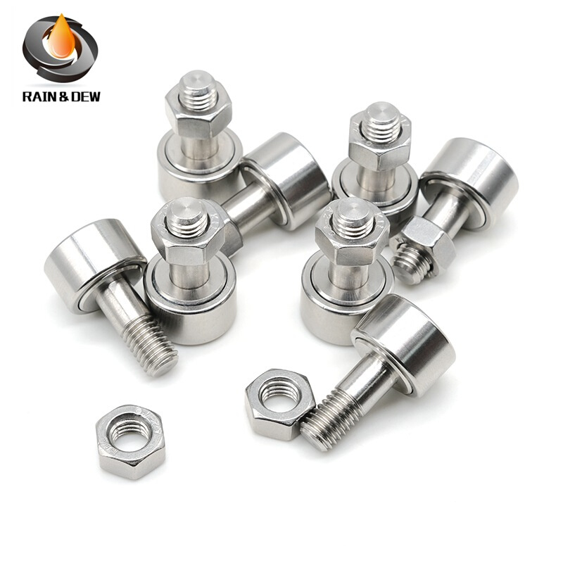 440不锈钢凸轮随动器轴承从动器CFS6V螺栓滚轮滚针轴承M6*12*21.5