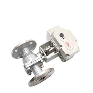 电动不锈钢球阀法兰304高压高温铸钢切断蒸汽阀调节阀门Q941F