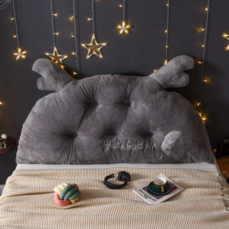 韩版床头靠垫床上双人靠枕儿童床靠垫卡通可爱靠背垫公主风大靠背