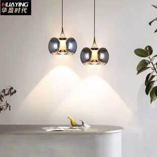 2023年新款轻奢小吊灯卧室床头灯可伸缩调升降触摸开关网红吊线灯