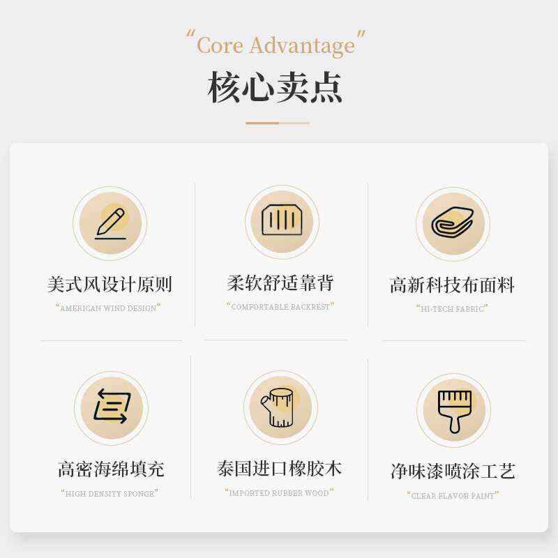 美式乡村全实木沙发组合客厅轻奢转角田园风现代简约家具大师设计