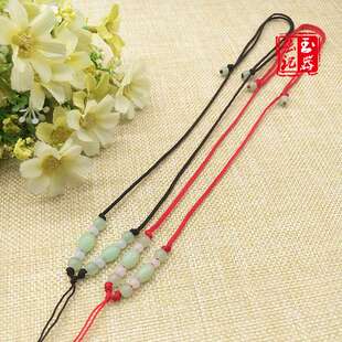 手工编织项链绳 翡翠吊坠挂件配饰线绳 男女款 玉器玉坠挂绳