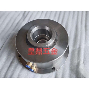 0640气动夹头座CNC夹具台钻攻丝夹头座立式中空数控夹头座快速640