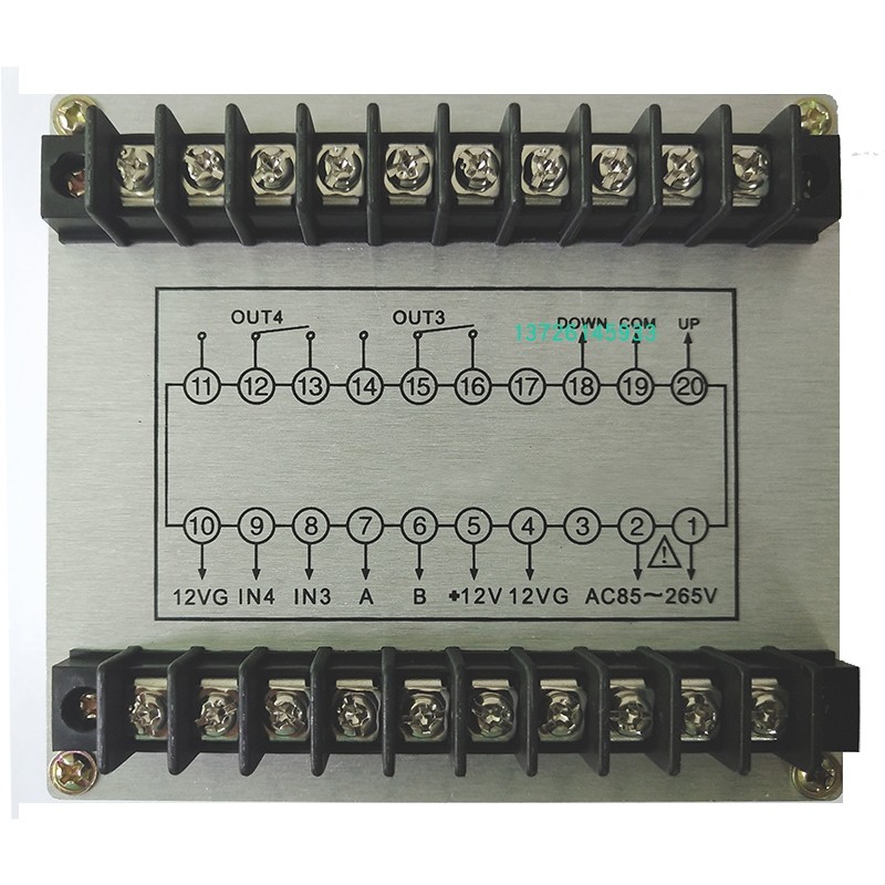 木工机械设备卧式带锯机控制器TC-601N定尺寸高度定厚仪115X115mm