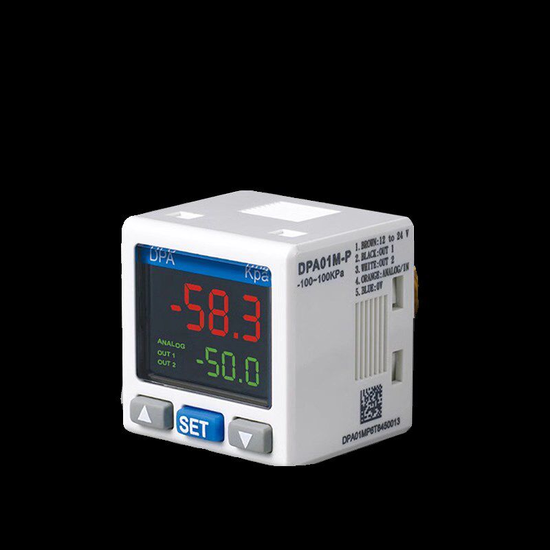 台达数显压力表DPA01M-P压力开关传感器DPAM10M-P正压负压数显控