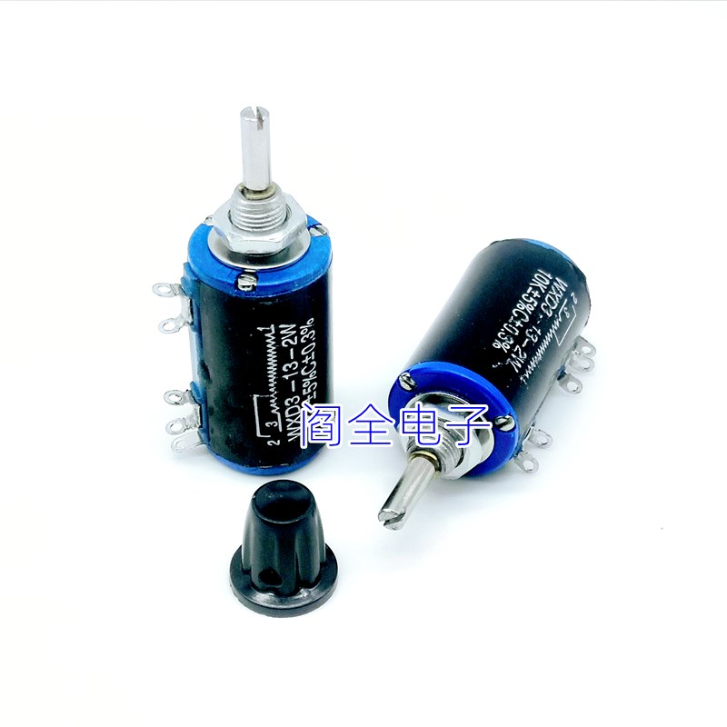 WXD3-13-2W精密多圈电位器线绕滑动变阻器 4.7K 10K 100K可调电阻
