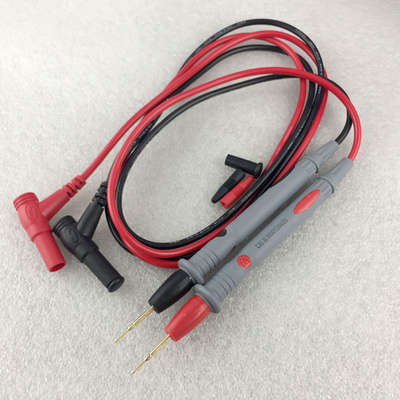 细尖镀金表笔 万用表表笔 数字万用表 E尖头测试线 1000v20A表棒