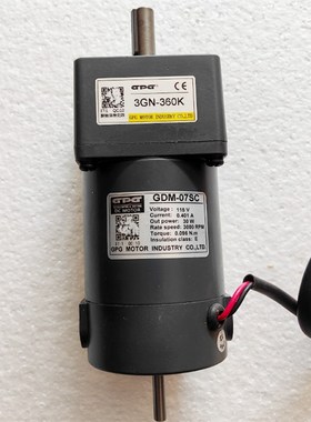 披萨烤箱电机GPG台邦115V30W直流GDM-07SC/1800转/3GN-300K/360K