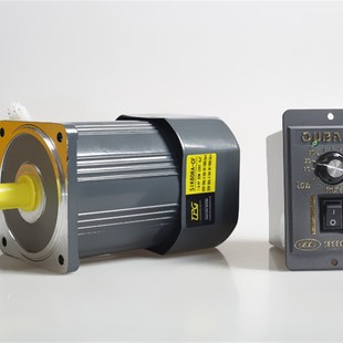 津晟邦电机 5IK60RA 220V调速电机 马达 60W光轴电机