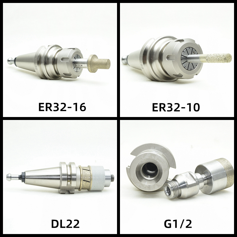 BT40刀柄 永达飞旋玻璃岩板加工中心ER夹头刀柄 CNC磨轮铣刀刀柄