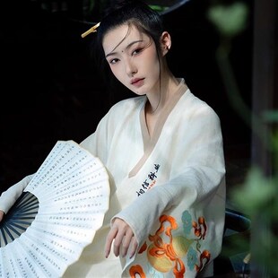 知则原创设计便衣道士服装传统道袍改良日常休闲宽松棉麻舒适