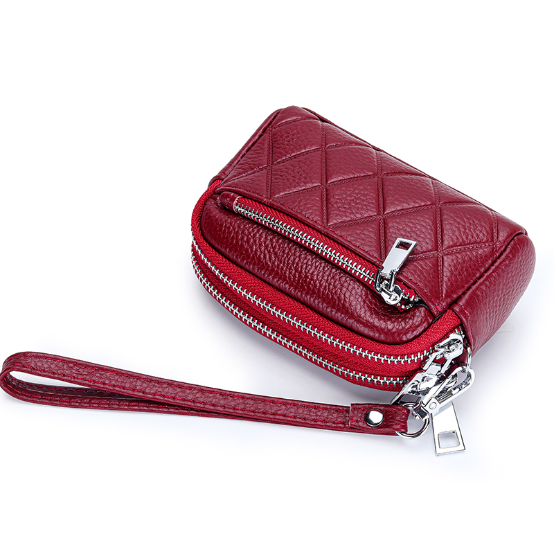 三层拉炼手拿迷你零钱包女士新款多功能小手包钥匙收纳小包包