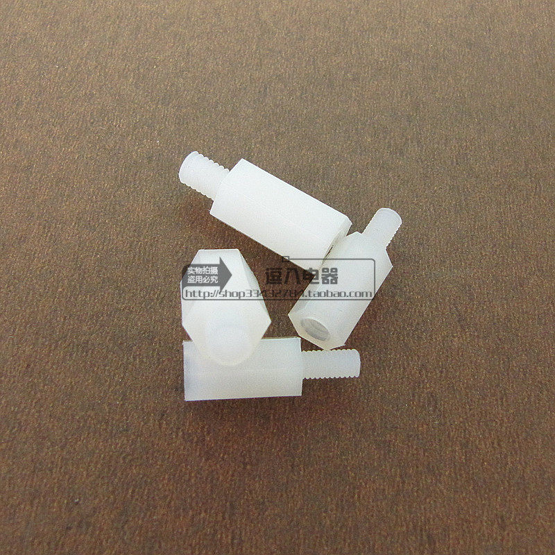 M3胶柱塑胶支撑柱 六角隔离柱塑料螺柱绝缘支柱 塑料隔离柱隔离,搬运/仓储/物流设备,机械式停车设备（立体停车库）,淘宝优惠券,粉丝福利购,淘宝优惠卷