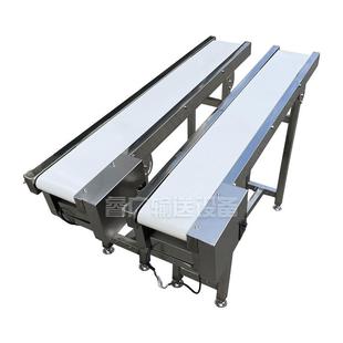 流厂家食品级锈钢爬坡送带输送机供应CJ5561传水线输送不带工作台