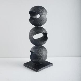 简现代客厅创房意艺术软装饰品砂岩家摆件样板约玄关GD-A1187柜摆