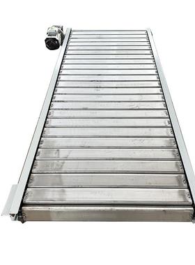 碳钢冲孔矿链板送机工业耐磨重载石传送设不锈钢链备ROO板风输干