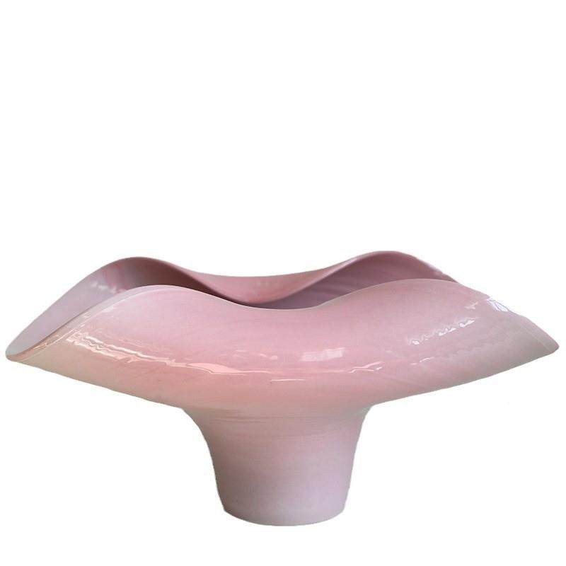 粉景德镇陶瓷卷边托特花瓶大感蝴蝶口EWE兰花盆色艺术花瓶源头工,橡塑材料及制品,工业陶瓷,淘宝优惠券,粉丝福利购,淘宝优惠卷