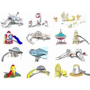 大型不锈滑梯户外儿童乐场设游备景区公园幼儿园95665FF动力设施