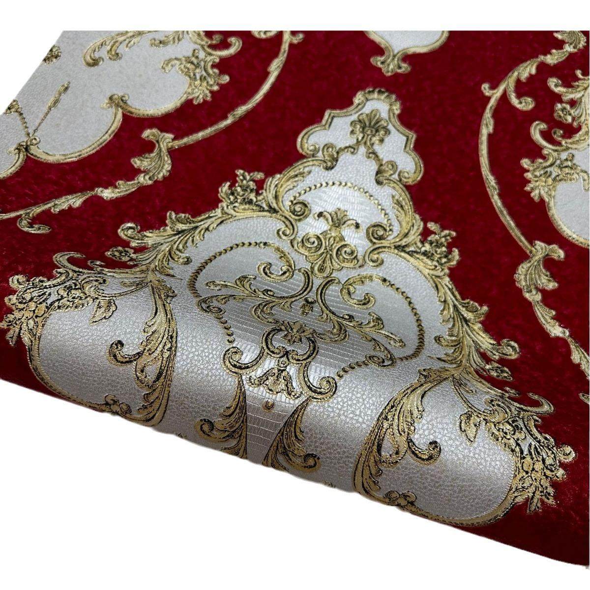 豪欧736式大马式革壁纸白色色蓝色色红PVC墙华纸黑电视背景墙纸,家装主材,其它材质类墙纸,淘宝优惠券,粉丝福利购,淘宝优惠卷