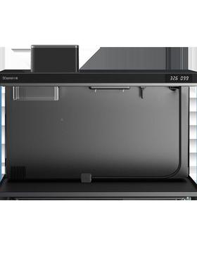 客玻WP8680PL厅小式过滤型一体生态循环造景超白璃桌面水族箱