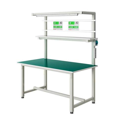 车间生产线防静电工作工台厂流水线验操带作台灯检验台打包实桌子