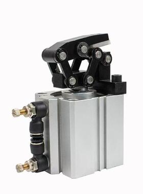 压紧缸占据上方空间隐不KWN藏式杠杆紧夹具蛇气形大推力气夹动