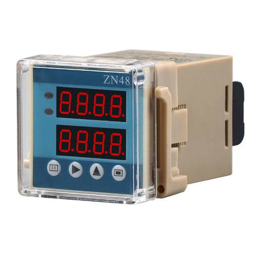 ZN48计数器AC220V智能时间多功能继电器计时器转数表累时器DC24V