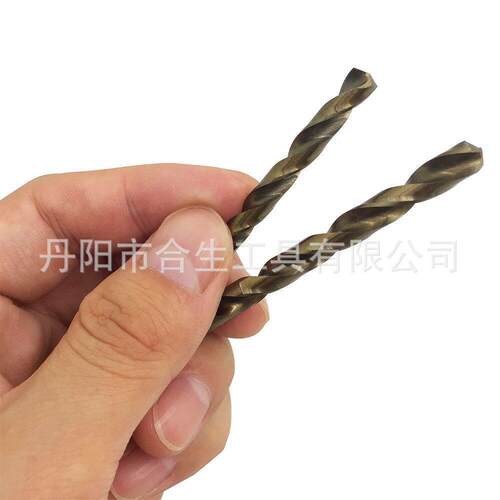 15件套1.5-10mmM35含钴速钢全磨烤黄直柄麻花钻套装不锈钢开孔