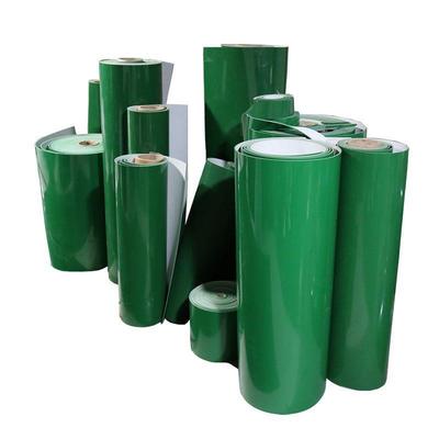 绿色VCP平面输送带传带防滑光传送面带流水线工ORW业输输送皮带