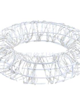 新OAL款LED暖环花饰圆环小彩灯室内外氛节围装灯串日圣诞铁艺灯
