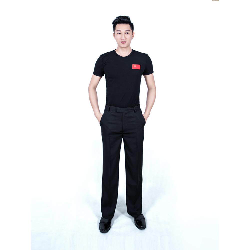 场男表服舞蹈服练功服摩登舞服拉丁舞广舞服交谊舞服跳舞AQE服演