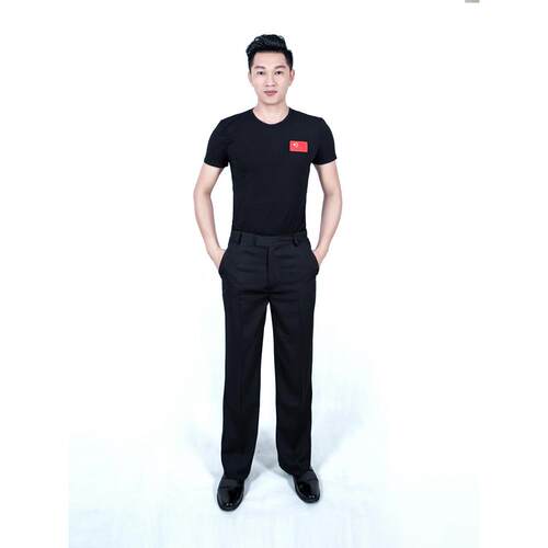 场男表服舞蹈服练功服摩登舞服拉丁舞广舞服交谊舞服跳舞AQE服演