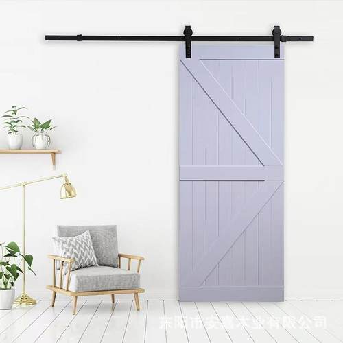 谷仓门M断门吊门烤漆实木门卫生间拉隔轨门A卧无品牌/室厨房移门