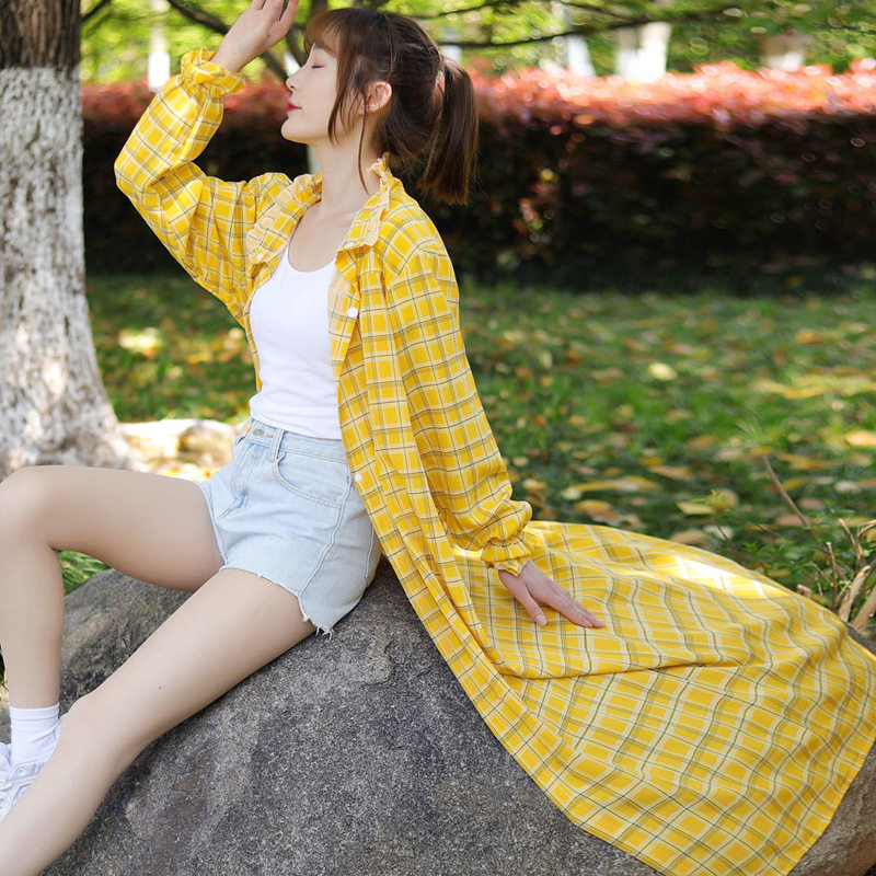 骑车防晒衣女春夏季长款